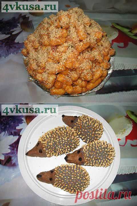 Торт из кукурузных палочек (торт без выпечки). Фоторецепт. | 4vkusa.ru