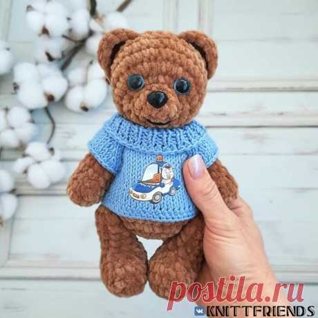 Мишка в свитере
Вязаные игрушки крючком, спицами.
Амигуруми. Купить.
Описания, схемы вязания, мастер-классы.
Бесплатные МК. Фото, видео.
Автор dary_toys