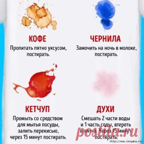 Как быстро вывести разные виды пятен без пятновыводителя!