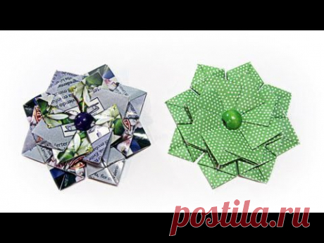 Flores papel y adorno Navidad. Paper flowers and ornament Christmas. - YouTube