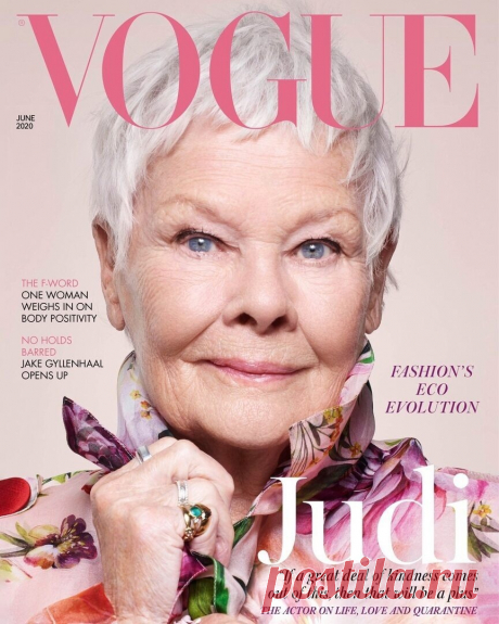 Джуди Денч в фотосессии для Vogue