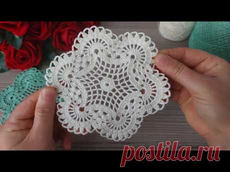 Wow! Beautiful Crochet Pattern knitting Online Tutorial for beginners Tığ işi Örgü Motif