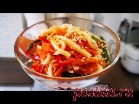 Два оригинальных и вкусных салата с кальмарами, которые я готовлю для своей семьи и гостей | MEREL KITCHEN | Пульс Mail.ru