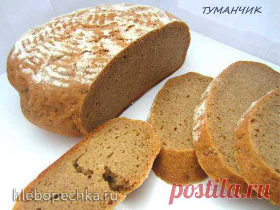 Хлеб ржаной подовый 100% на закваске «Без ничего» (духовка) (есть пересчет на дрожжи) - рецепт с фото на Хлебопечка.ру