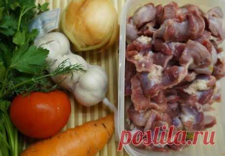 Берите на вооружение! 4 аппетитных блюда из куриных желудков — Вкусные рецепты