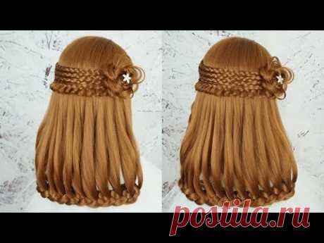 Penteado Fácil Com Trança - Penteados Simples E Lindos | Cute Hairstyles For School Braids