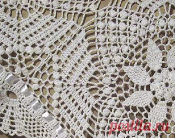 As Receitas de Crochê: Manta de bebê em crochê linda