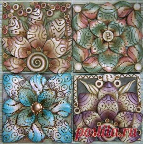 (7) barbtilesforsynergycollaborative | FIMO nápady - textury