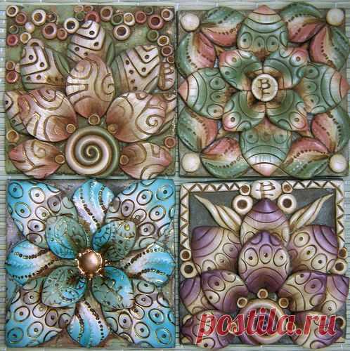 (7) barbtilesforsynergycollaborative | FIMO nápady - textury