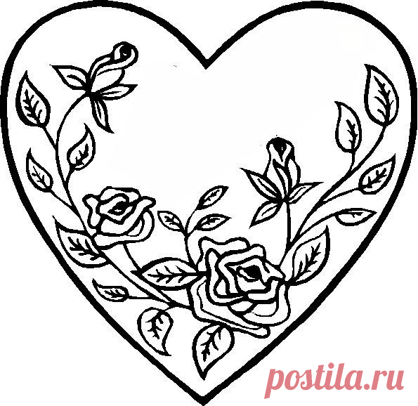 Сердца. Трафареты.