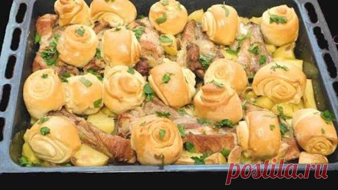 Штрудели в духовке с мясом и картошкой,все в восторге!!!