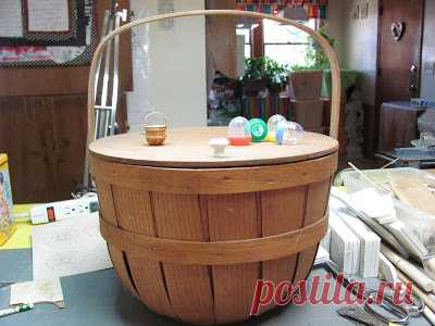 Dollhouse Miniature Furniture - Tutorials | 1 inch minis: How to make a round basket