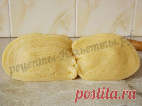 Тесто слоеное бездрожжевое постное.