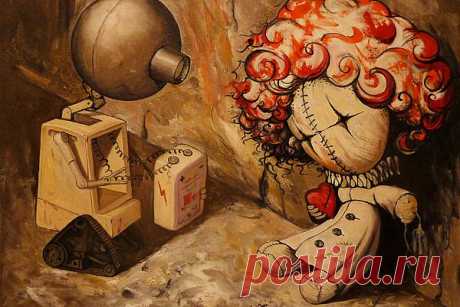 DeviantArt Магазин Рамку стены искусстве гравюры и Холст | традиционного искусства | Живопись | я даю вам мое сердце, художника * Борда