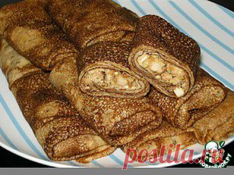 Кружевные блинчики - кулинарный рецепт