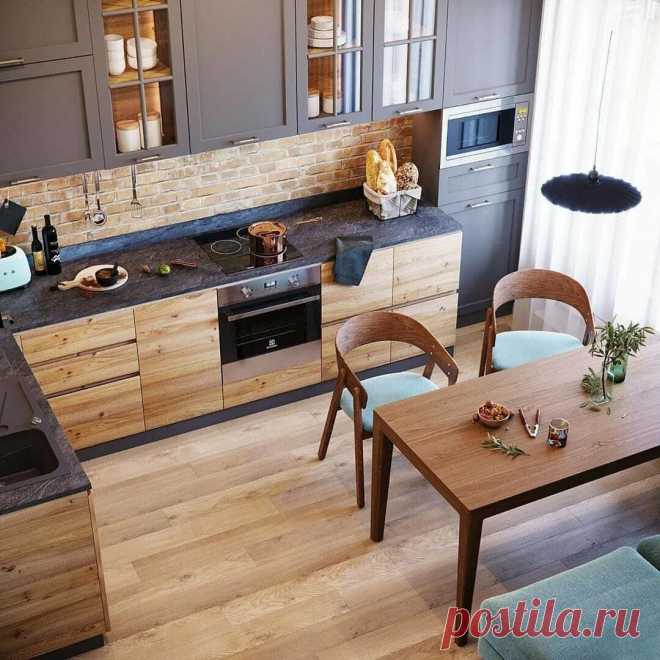 Самая шикарная кухня, которую я видел за последнее время. Крутая цветовая гамма, очень уютно и стильно. | El Design | Яндекс Дзен