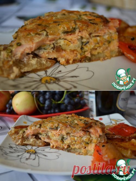 Сливочная рыбка в надутом конверте - кулинарный рецепт
