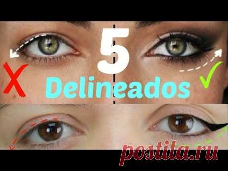 Tips de delineado DE OJOS PARA párpado caído  o encapotados paso a paso