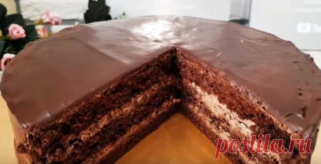 Шоколадный торт, вкуснее «Праги»