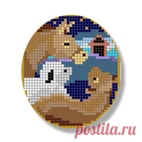 Nativity – Animals Adorable high-quality Nativity - Animals. The Needlepointer is a full-service shop specializing in hand-painted canvases, thread fibers, needlepoint books, accessories, needlepoint classes and much more.