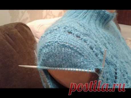 Имитация вшивного рукава. Свитер &quot;Геометрия&quot;. Часть 6. Кnit sweater.