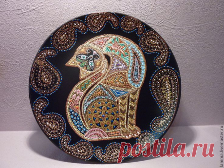 (27) Тарелки ручной работы. Ярмарка Мастеров - ручная работа. Купить Котомания. Handmade. Разноцветный, кот, восточный стиль | декупаж тарелочки