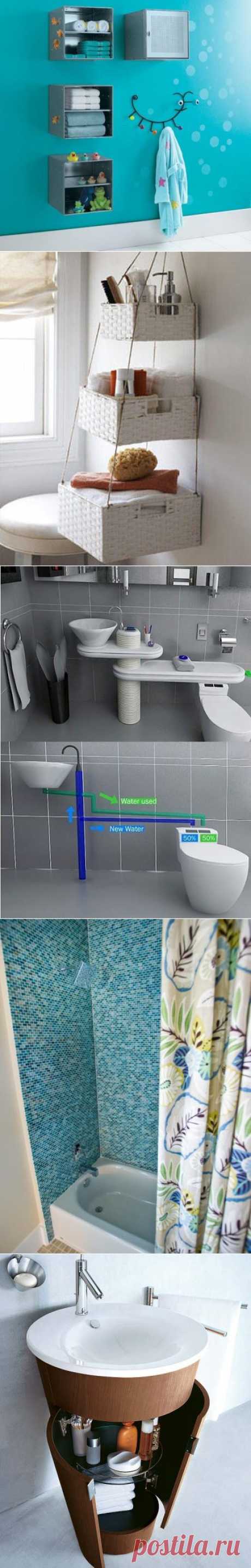 17 Useful ideas for small bathrooms