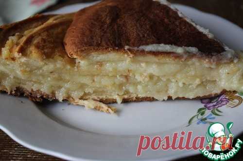Монастырский молочный пирог - кулинарный рецепт