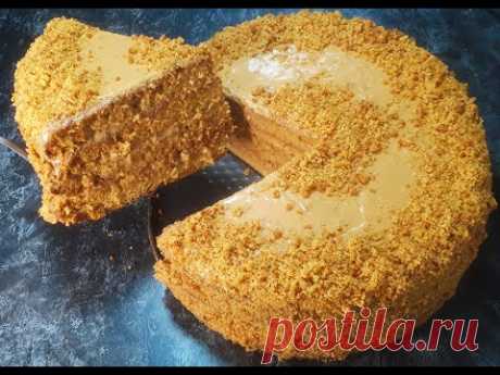 Без САХАРА Без ЯИЦ Потрясающий ВКУСНЫЙ Торт к чаю из того, что есть Каждый День | Easy Cake Recipe
