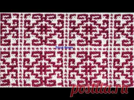 Ornament for decorating for home products. Mosaic Knitting. Орнамент. Мозаика. Вязание спицами.