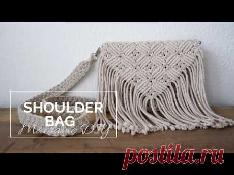 DIY Macrame Bag, Shoulder Macramé Bag, Macrame Purse Tutorial