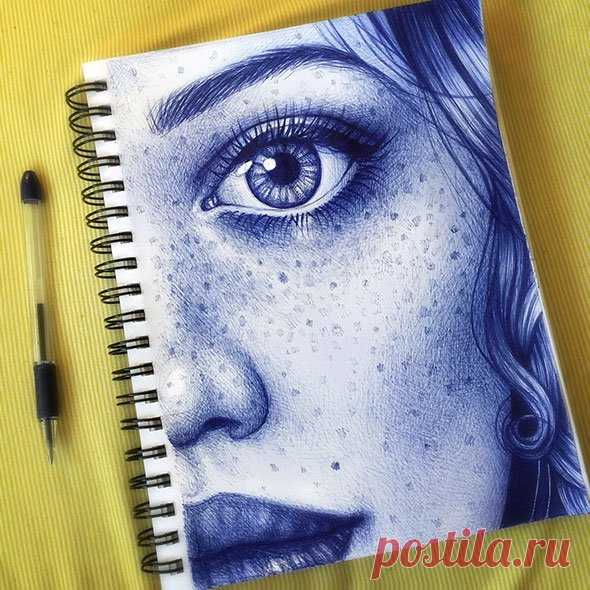 Картинки ручкой (45 штук) ⭐ Забавник