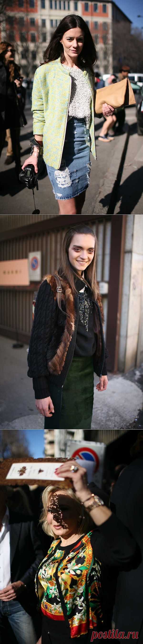 Серия публикаций Milan Fashion Week ч.5 и последняя:DIY / Street Style / Модный сайт о стильной переделке одежды и интерьера