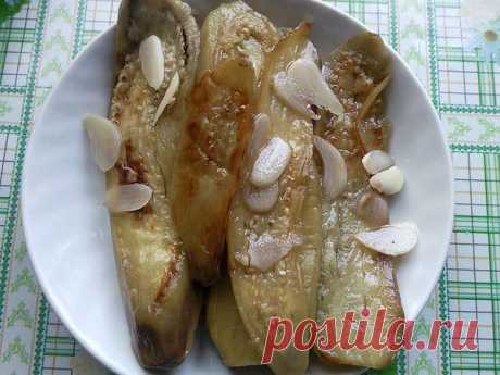Вкусные маринованные баклажаны..