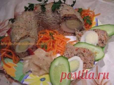 Мясной кекс с яйцом от Ольги Макаровой.  Мясной кекс с яйцом

 	     &quot;Когда нужно по-быстрому приготовить обед или ужин, можно приготовить вот такой мясной кекс с яйцом, - рекомендует Ольга Макарова, автор многочисленных популярных кулинарных рецептов.




 	Приготовление:
 	Подготовить мясной фарш ( любой, около 800 гр.), добавит