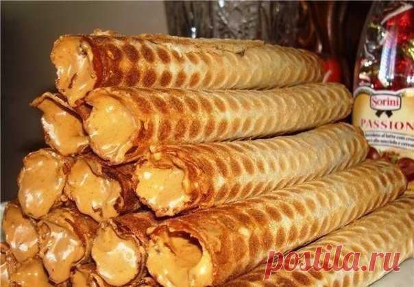 ЛЮБИТЕЛЯМ СЛАДЕНЬКОГО! 5 НАЧИНОК ДЛЯ ВАФЕЛЬНЫХ ТРУБОЧЕК | Вкусные рецепты