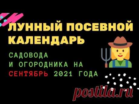 Лунный посевной календарь садовода и огородника на сентябрь 2021 года Лунный посевной календарь садовода и огородника на сентябрь 2021 года https://youtu.be/7sjXXDM5hbk__________________Узнайте первым, о чем говорит лунный посе...