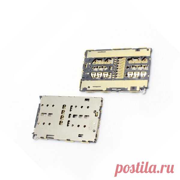 Гибридный коннектор на две нано SIM карты и MicroSD карты памяти для Xiaomi Mi 5X, Redmi Note 5, 5 Plus, Mi A1, Mi Max 3 (двойной считыватель, сокет флешки, держатель).