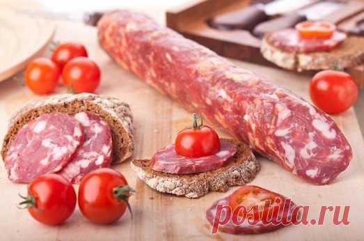 Секреты приготовления домашней сырокопченой колбасы — Вкусные рецепты