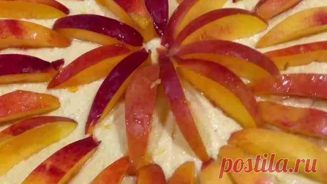 Идеальный рецепт летнего творожного пирога 🥧с фруктами