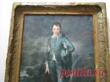 ANTIQUE OIL PAINTING AFTER THOMAS GAINSBOROUGH SIGNED 19TH CENTURY OLD MASTER | eBay