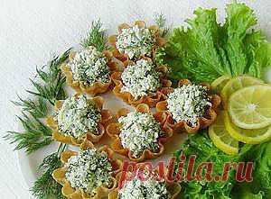 Сырная закуска с чесноком