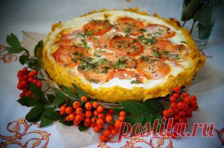 ПИРОГ &quot;ОВОЩНАЯ КОРЗИНКА&quot; - очень вкусное сочетание овощей, грибов и сырно-омлетной заливки!