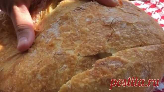 Домашний хрустящий хлебушек! Очень вкусно!❤