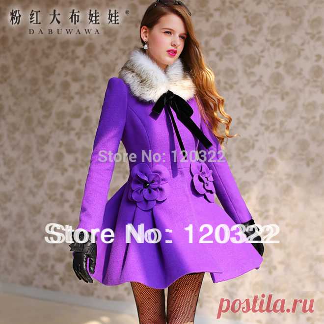 coat wool women Picture - More Detailed Picture about DABUWAWA Authentic New 2014 Brand Autumn and Winter Wool Fur Collar Skirt Purple Vintage Wool Long Trench Coat Women Top Picture in Wool & Blends from PINK DOLL Trade Co.,Ltd | Aliexpress.com | Alibaba Group