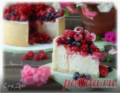 Немецкий творожный торт (Käsekuchen). Ингредиенты: ягоды, сливочное масло, сахар | Официальный сайт кулинарных рецептов Юлии Высоцкой