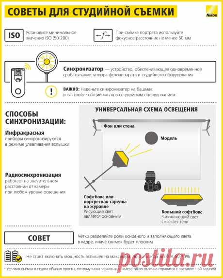 Советы для студийной съемки