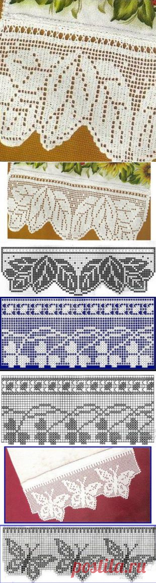 Филейная кайма крючком
