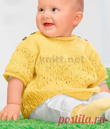 Пуловер спицами и носочки для малыша | knitt.net