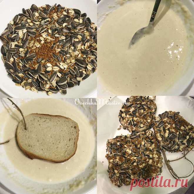 Съедобные кормушки для птиц своими руками